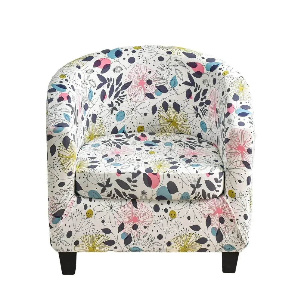 2 Piece Club Chair Slipcover